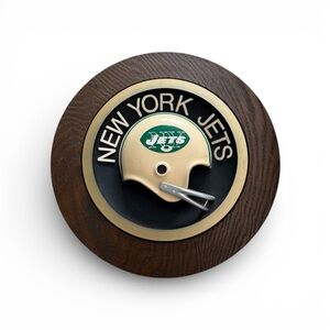 Vintage 1970's plastic NEW YORK JETS Helmet Plaque